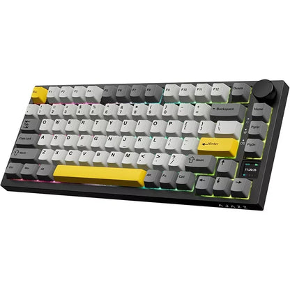 Ajazz AK820 Pro Wireless Wired USB RGB Mechanical Gaming Keyboard With Mechanical Switch RGB Backlit for PC Computer Laptop