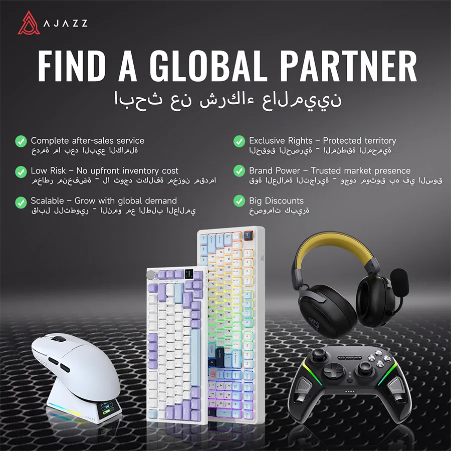 Ajazz AK820 Pro Wireless Wired USB RGB Mechanical Gaming Keyboard With Mechanical Switch RGB Backlit for PC Computer Laptop