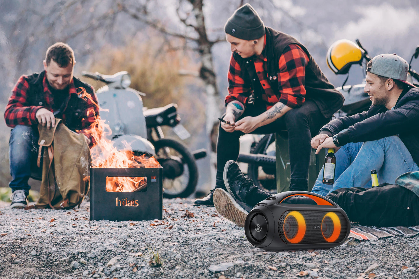 2024 Hot Selling Xdobo High Quality Wireless Speakers Stereo Bass Outdoor Waterproof USB AUX Portable BT Speakers Vibe Plus