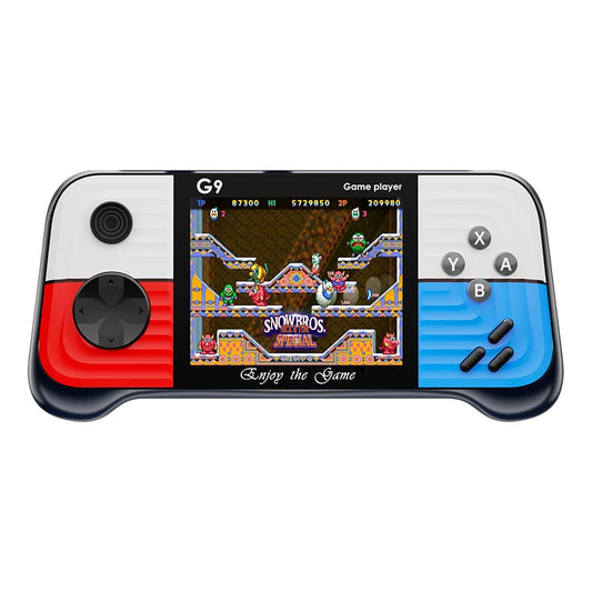 New G9 Handheld Game Console Retro Style Joystick with Contrast Color 666 Arcade Games Support 2 Players Handheld Game Players