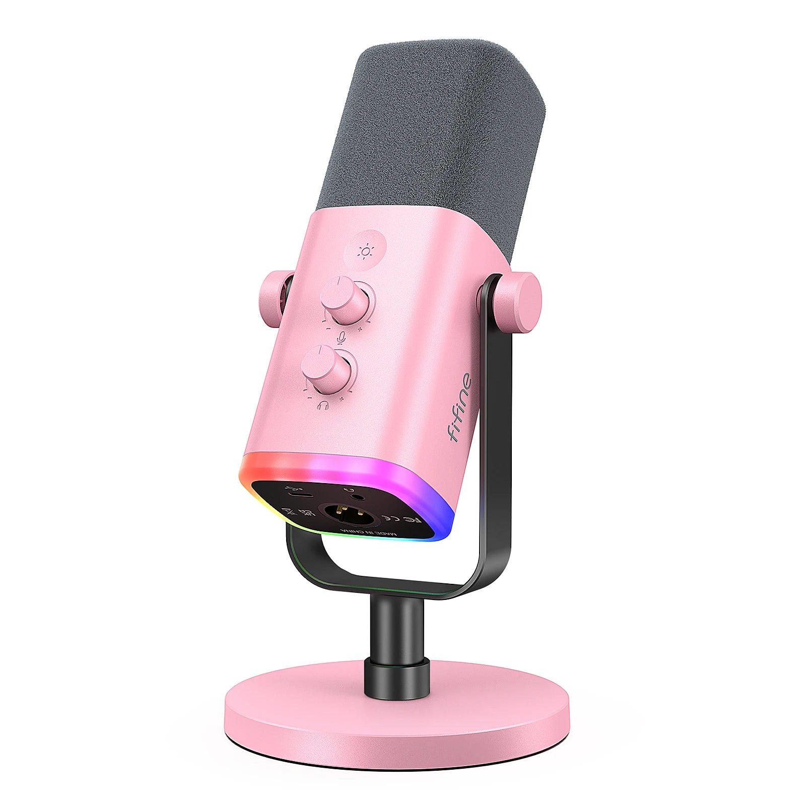 AM8P Color USB/XLR Dynamic Gaming Microphone – RGB, Mute & Monitor