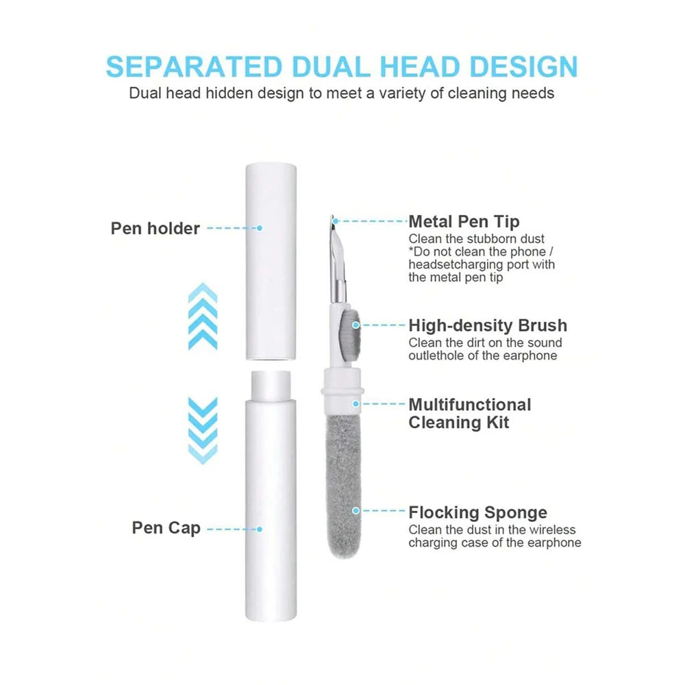 3-in-1 Earbud Cleaning Pen for Earphones & Charging Case